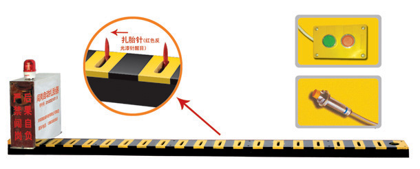 宜昌西陵区V3嵌入式闯岗自动扎胎器/阻车器